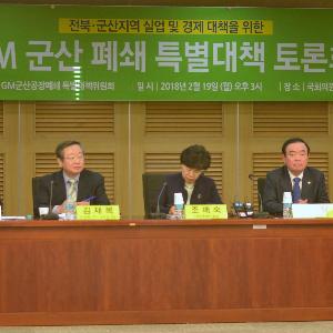 한국GM 군산공장 살릴 묘책은 산업은행 GM본사 출자? - 정동영 국회의원