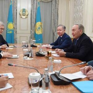 정세균 의장, 카자흐스탄 나자르바예프 대통령과 만나 - 정세균 국회의장