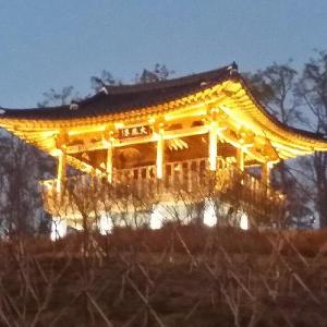 진주시 비봉산의 랜드마크 대봉정 빛으로 밝힌다