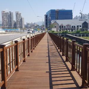 다산동과 구리농수산물시장을 연결하는 왕숙천2교 보행로 420m 개통