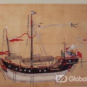 1681년 중국 출항해 일본 항해 중 태풍 만나 임자도 정박... 400경전 수집 복각