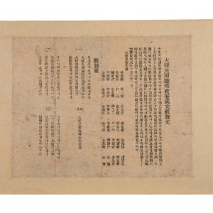 「대한민국임시정부 성립 축하문과 선언서」 국가등록문화유산 등록